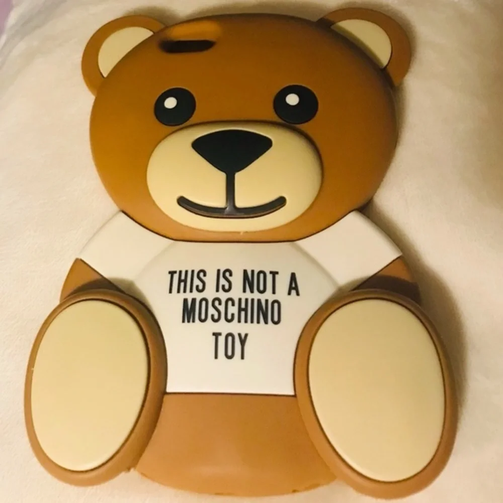 Teddy Bear “This Is Not A Moschino Toy” Phone Case
